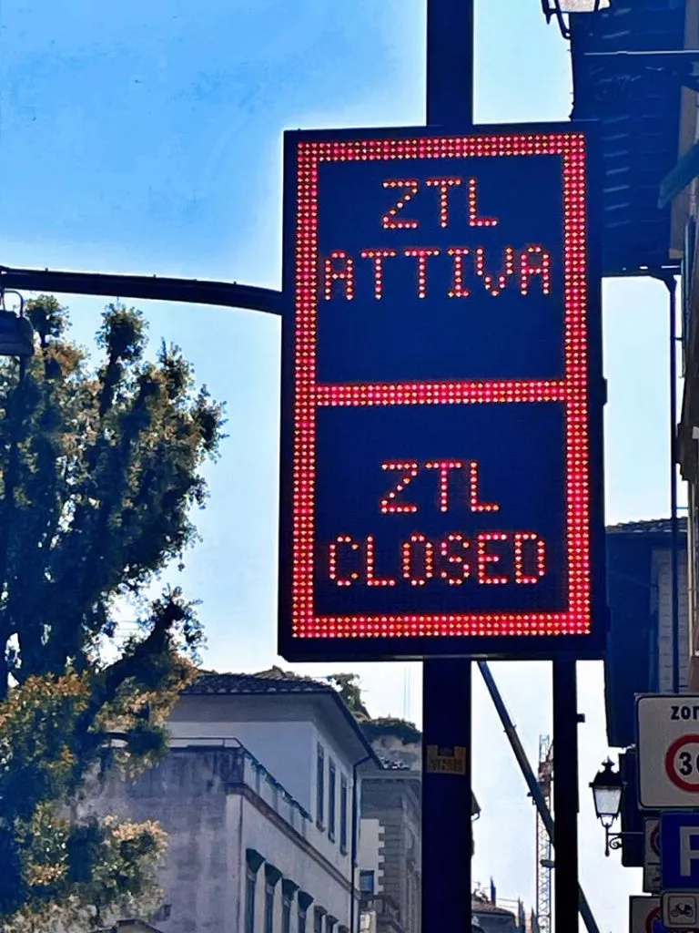 ZTL Zonen in Italiens Altstadt