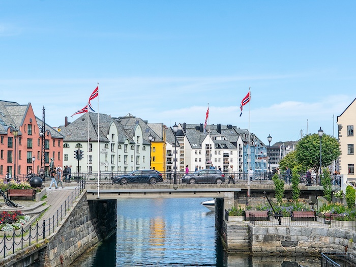 alesund norwegen haeuser im jugendstil Ålesund, Norwegen, Häuser im Jugendstil