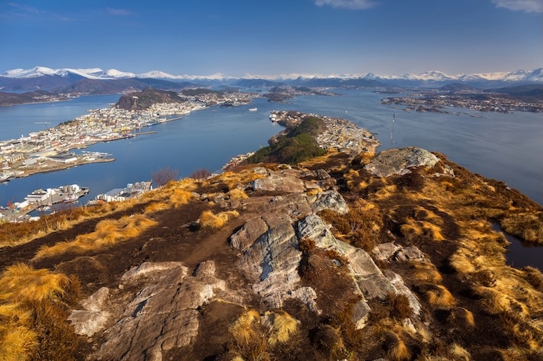 alesund norwegen sukkertoppen Ålesund, Norwegen, Sukkertoppen