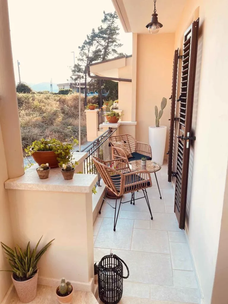 Balkon im B&B Dimora Dorgali in Sardinien