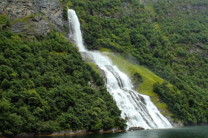 geiranger norwegen wasserfall freier Geiranger, Norwegen, Wasserfall, Freier