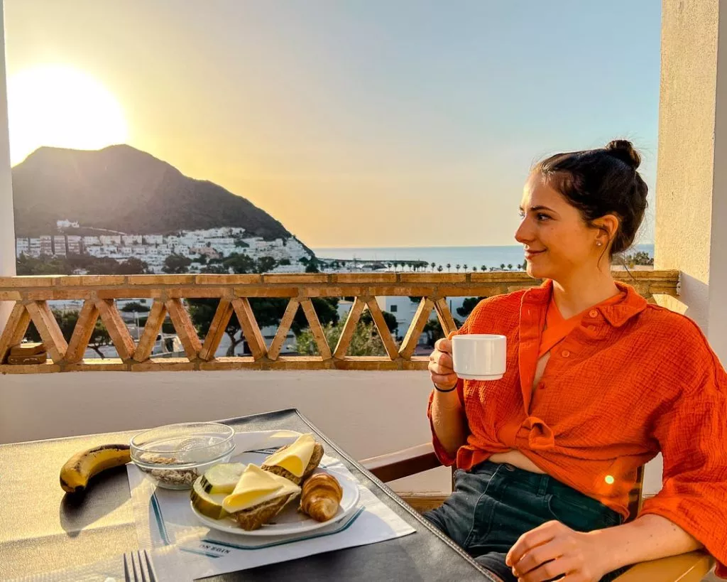 Hotel Andalusien Hostal El Dorado Aussichtsterrasse