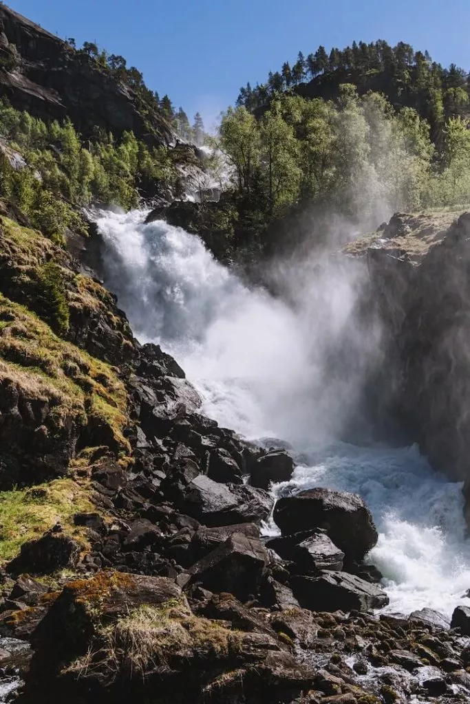 latefossen wasserfall Latefossen Wasserfall