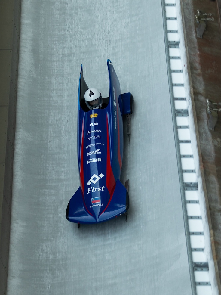 Lillehammer, Norwegen, Bobbahn