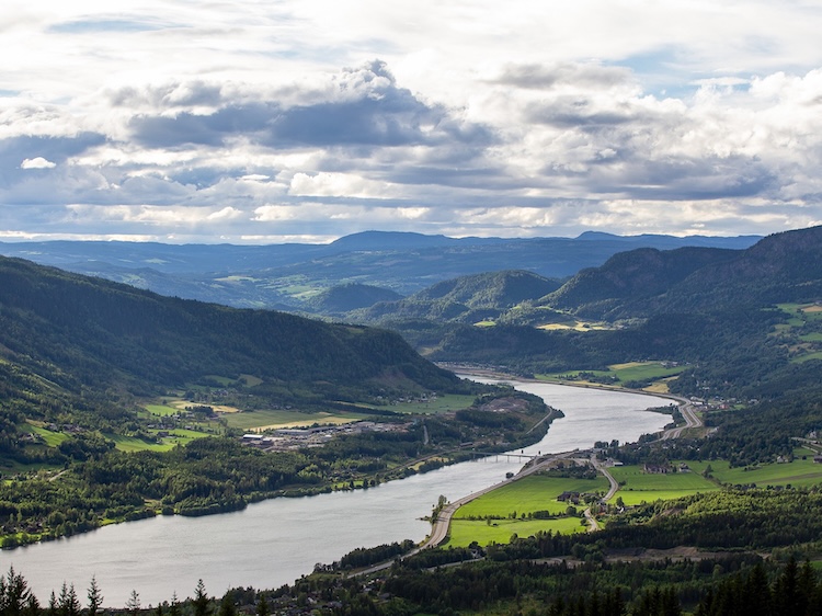 Lillehammer, Norwegen, Landschaft