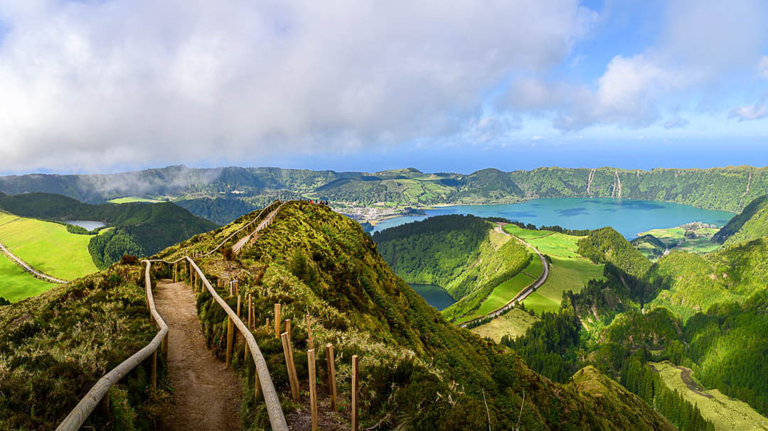 Miradouro da Boca do Inferno São Miguel Azoren Portugal