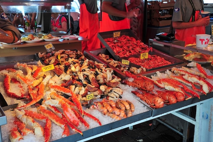 norwegen bergen fischmarkt Norwegen, Bergen, Fischmarkt