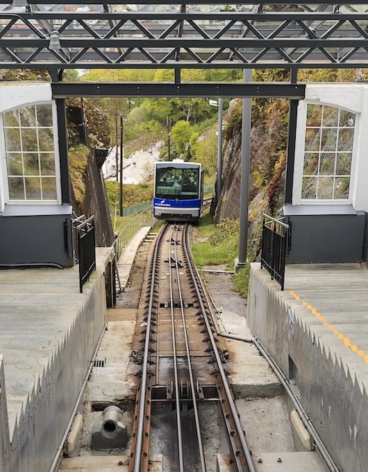 norwegen bergen floibanen station Norwegen, Bergen, Fløibanen Station