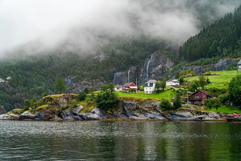 norwegen bergen landschaft am fjord Norwegen, Bergen, Landschaft am Fjord