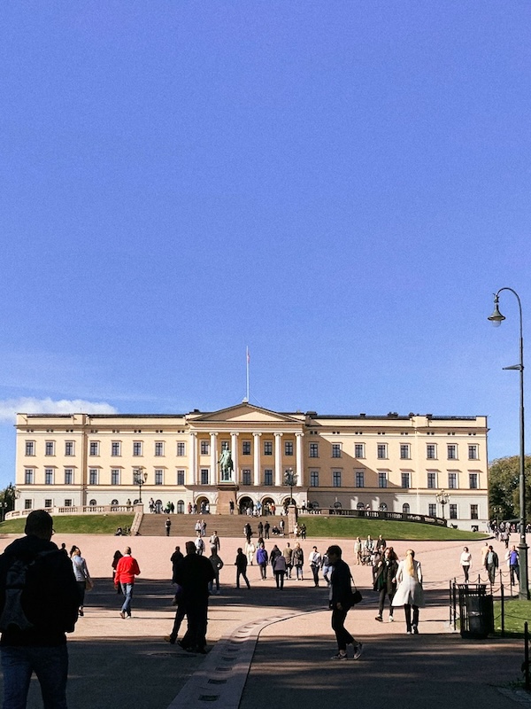 Norwegen, Oslo, Königspalast und Anlage