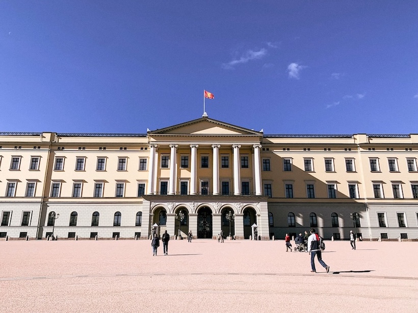 Norwegen, Oslo, Königspalast