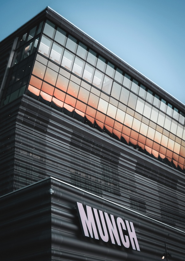 Norwegen, Oslo, Munch Museum, Fassade