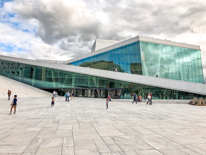 Norwegen, Oslo, Staatsoper, Fassade