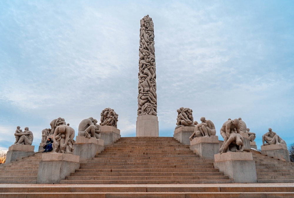 Norwegen, Oslo, Vigeland Park