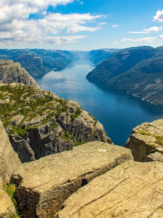preikestolen forsand norwegen aussicht auf den fjord Preikestolen, Forsand, Norwegen, Aussicht auf den Fjord