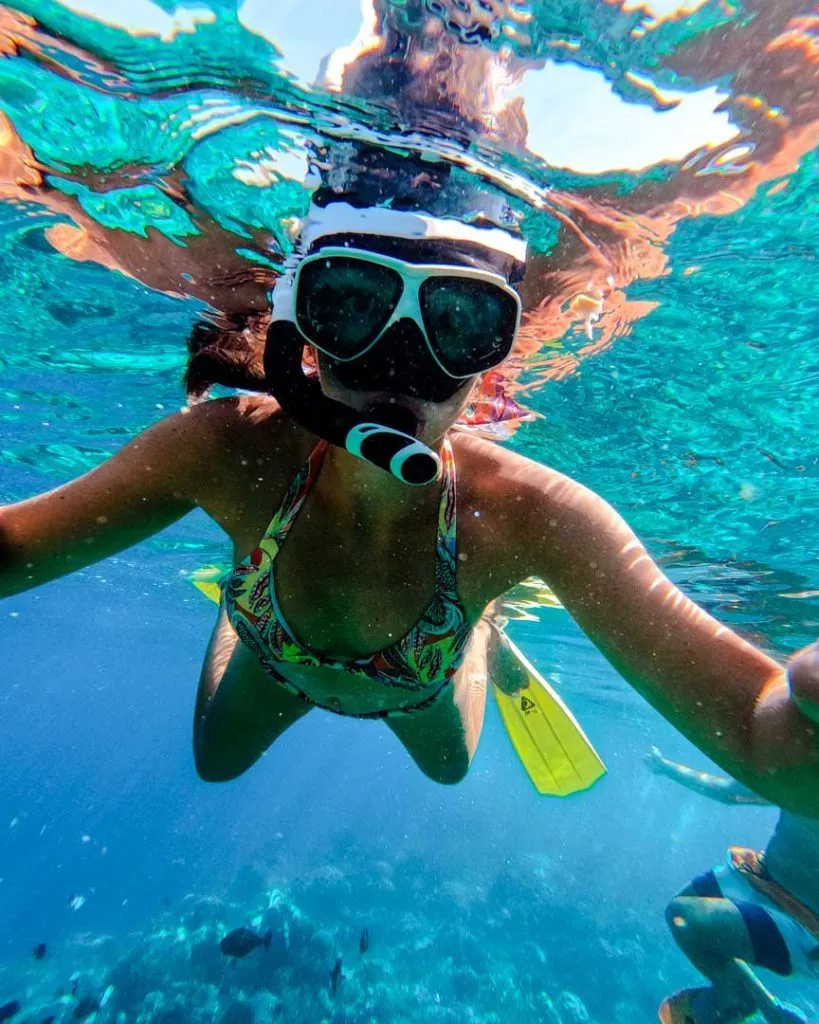 Schnorcheln beim Manta Point, Komodo Indonesien