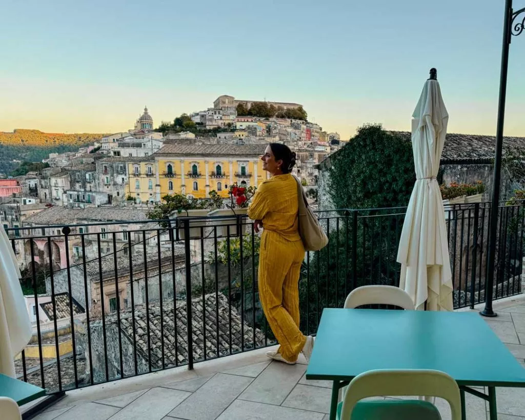 Ausblick vom Bed and Breakfast Terra del Sole Ibla