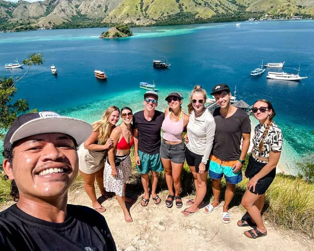 Unsere Gruppe im Komodo Nationalpark