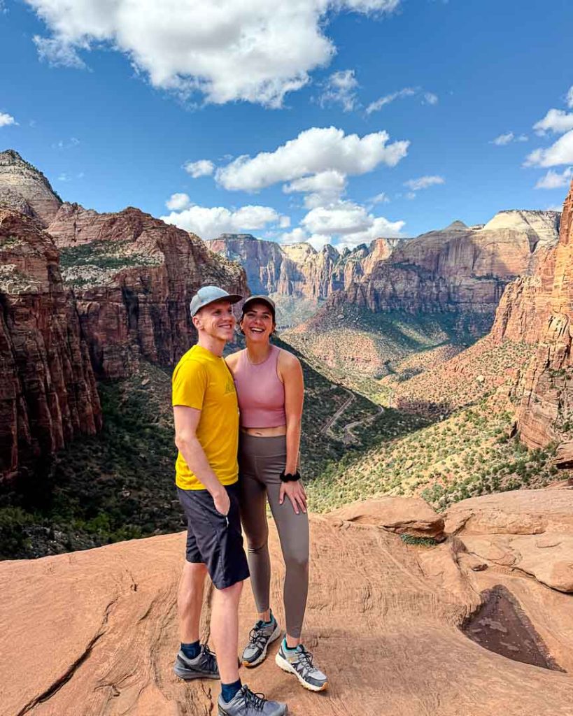 ausblick beim canyon overlook trail im zion nationalpark 2 Ausblick beim Canyon Overlook Trail im Zion Nationalpark