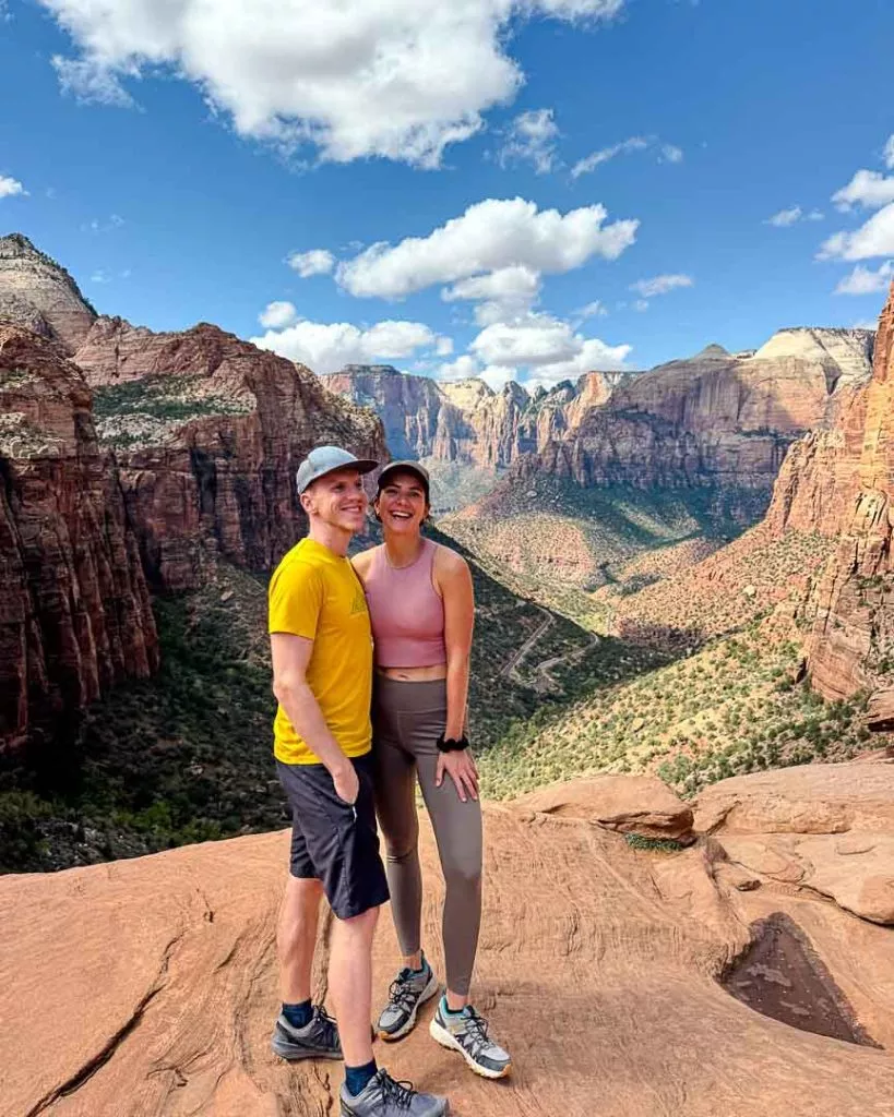 ausblick beim canyon overlook trail im zion nationalpark 2 Ausblick beim Canyon Overlook Trail im Zion Nationalpark