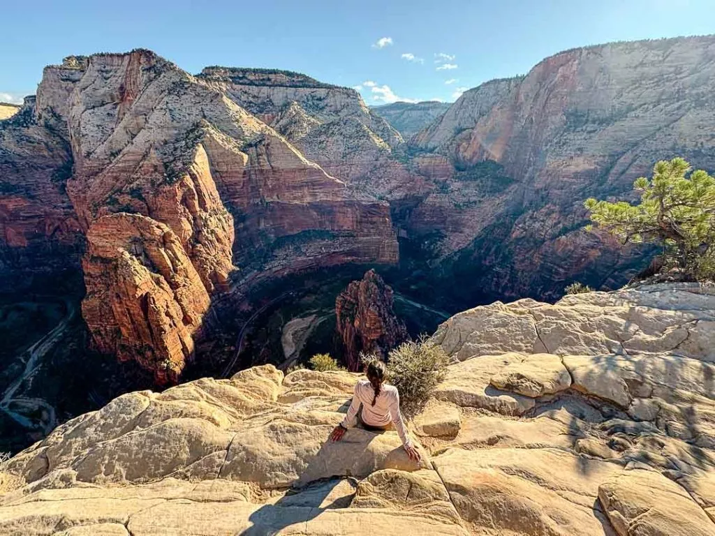 aussichtspunkt von angels landing Aussichtspunkt von Angels Landing