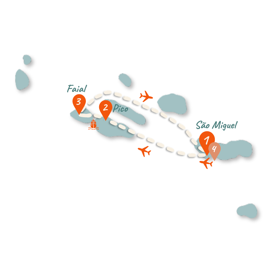 azoren route 10 tage karte 01
