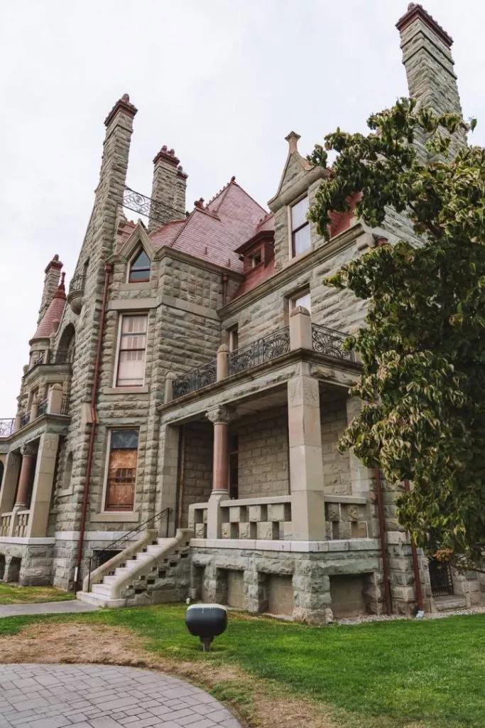 craigdarroch castle fassade victoria vancouver island kanada Craigdarroch Castle Fassade Victoria Vancouver Island Kanada