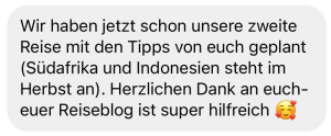 Feedback Reisen 3