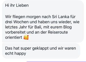 Feedback Reisen 9