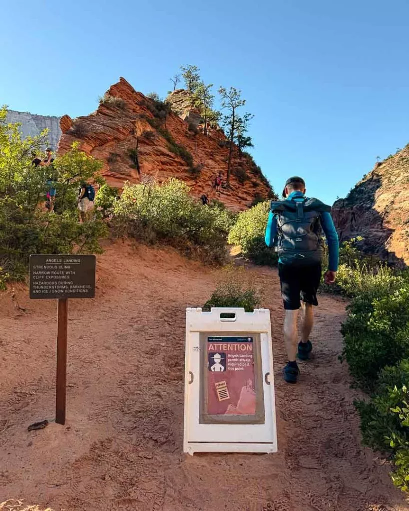 permit kontrolle im zion nationalpark Permit Kontrolle im Zion Nationalpark