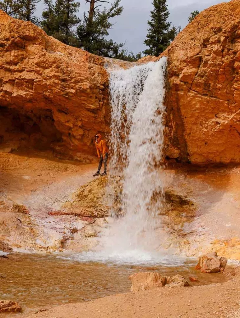 wasserfall mossy cave bryce canyon Wasserfall Mossy Cave, Bryce Canyon