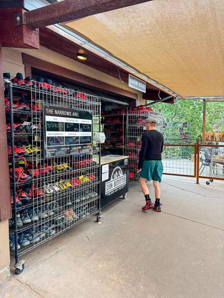 zion outfitters am nationalpark eingang Zion Outfitters am Nationalpark Eingang