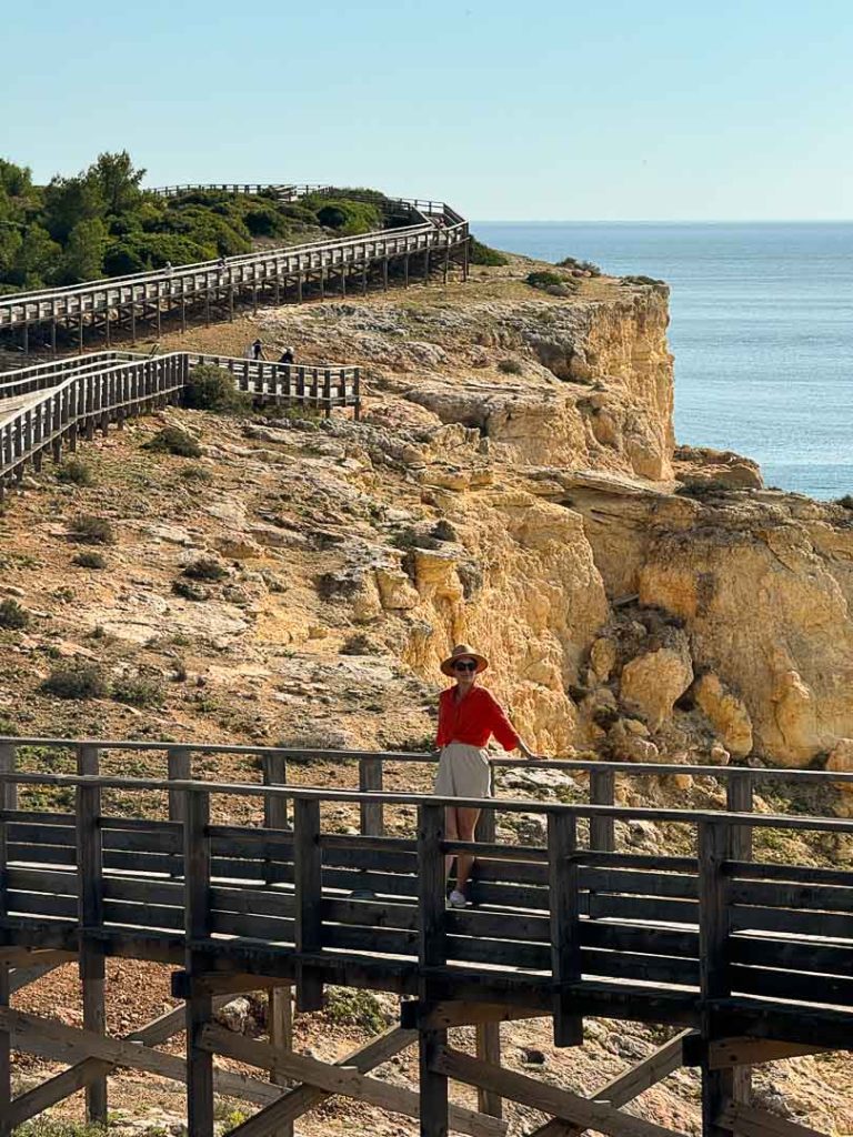 boardwalk holzstegweg bei carvoeiro Boardwalk (Holzstegweg) bei Carvoeiro