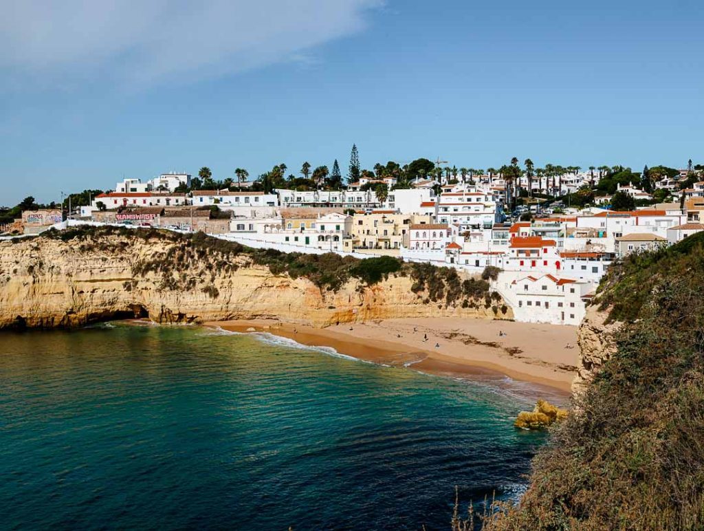 carvoeiro an der algarve im winter Carvoeiro an der Algarve im Winter