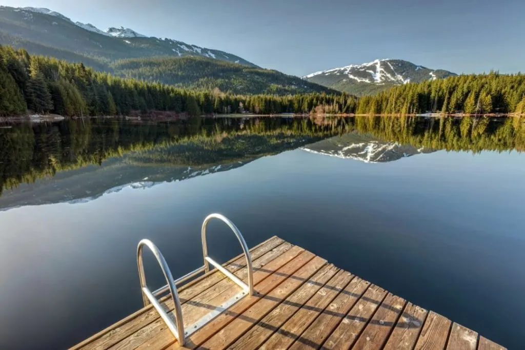 whistler lost lake park schwimmsteg kanada Whistler Lost Lake Park Schwimmsteg Kanada