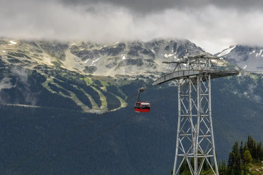 whistler peak 2 peak gondel kanada Whistler PEAK 2 PEAK Gondel Kanada