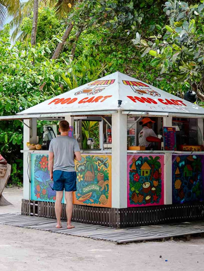 beach food cart dhigurah Beach Food Cart Dhigurah