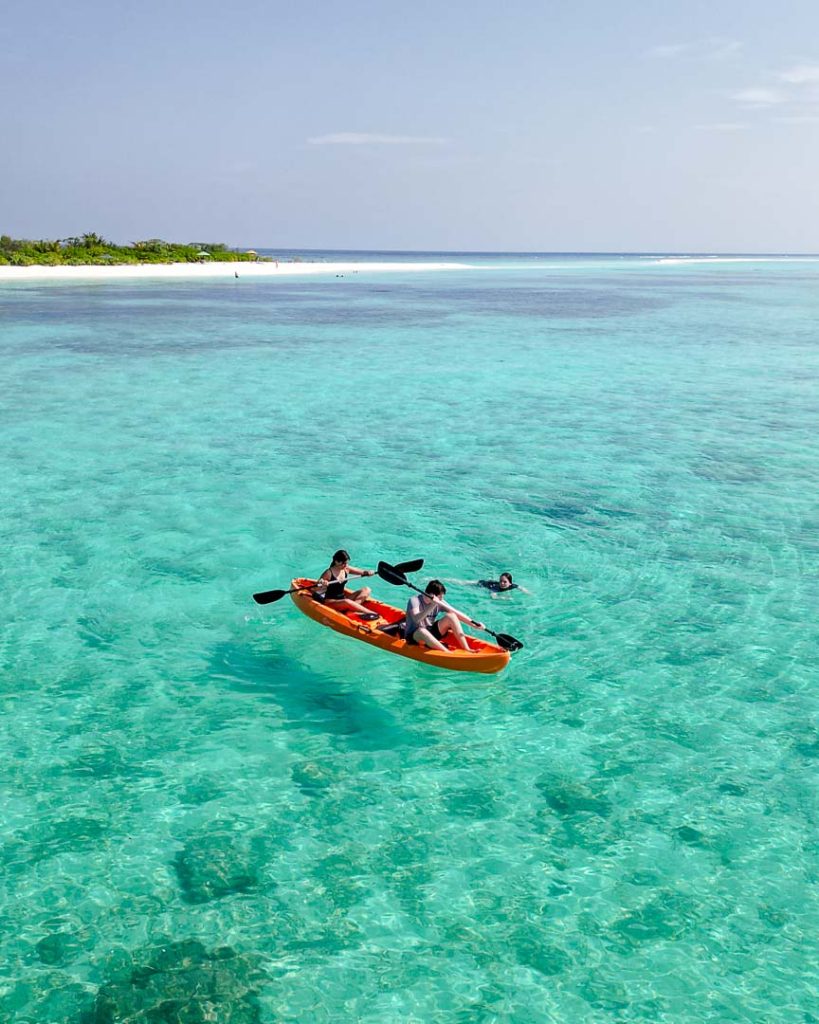 kajak fahren bei dhigurah Kajak fahren bei Dhigurah