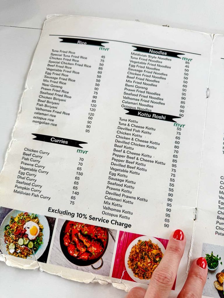 preise fuer gerichte auf dhigurah Preise für Gerichte auf Dhigurah