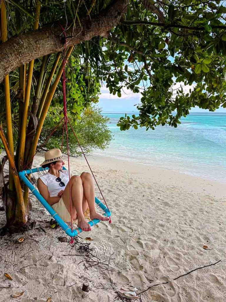 schaukel beim bikini beach dhigurah Schaukel beim Bikini Beach, Dhigurah