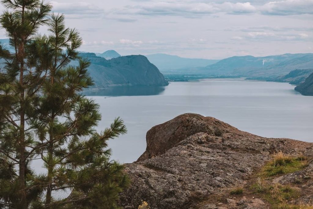 kamloops lake aussichtspunkt Kamloops Lake Aussichtspunkt