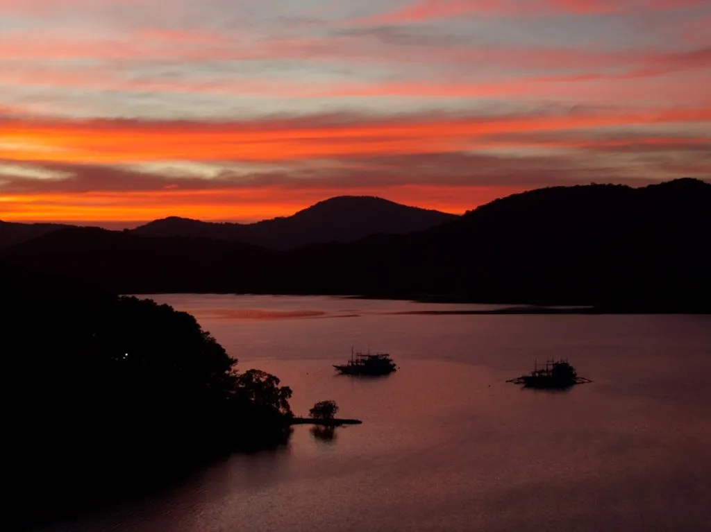 philippinen el nido coron tour sonnenuntergang Philippinen El Nido Coron Tour, Sonnenuntergang