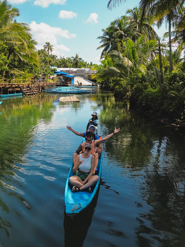 philippinen siargao maasin river kanutour Philippinen Siargao, Maasin River, Kanutour