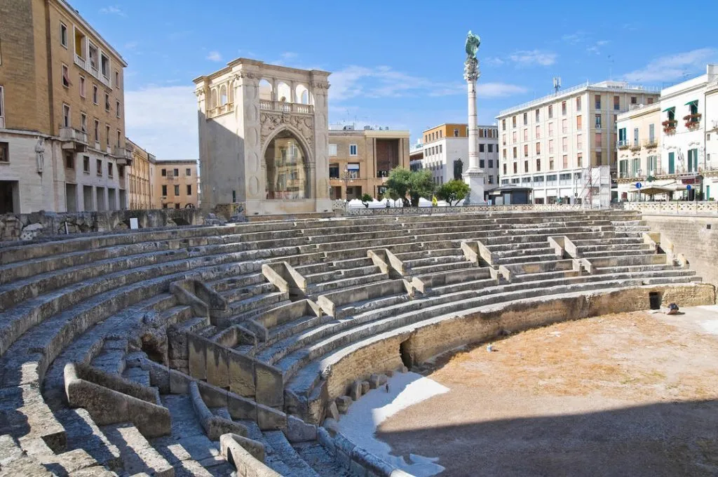 apulien lecce roemisches amphitheater Apulien_Lecce_Römisches Amphitheater