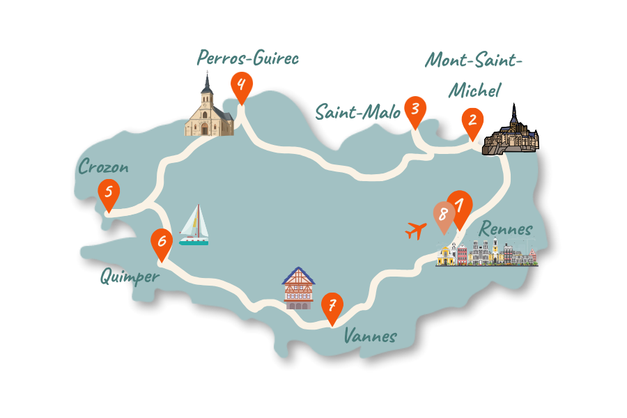 Bretagne Rundreise 10 Tage