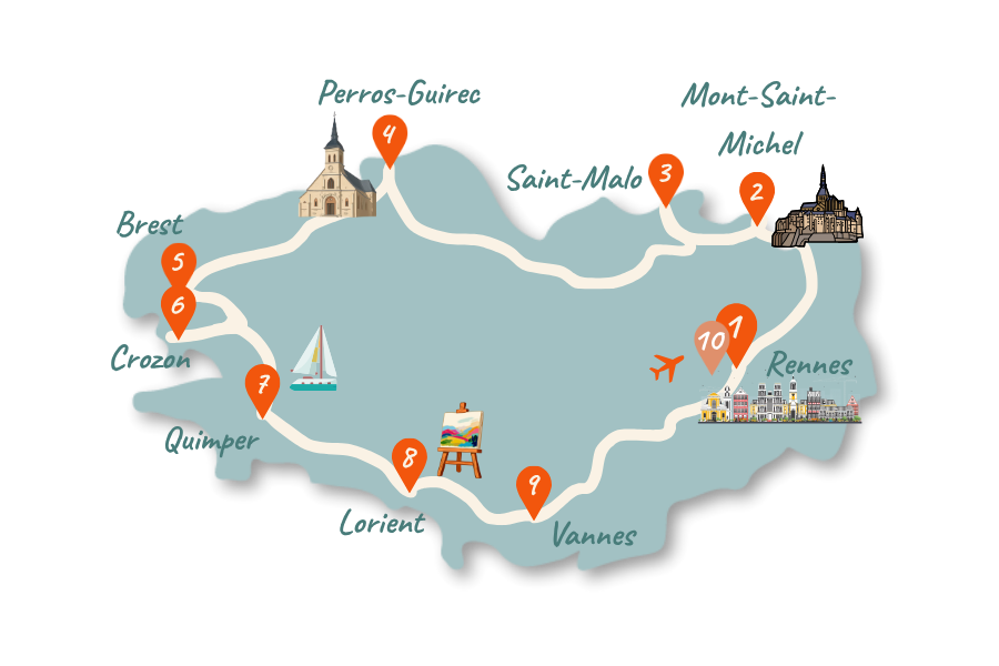 Bretagne Rundreise 14 Tage