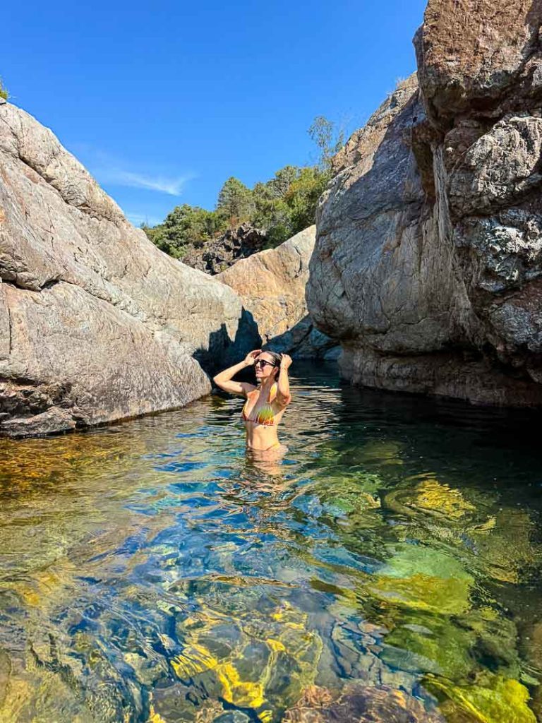baden in den naturpools fangotal bei calvi Baden in den Naturpools, Fangotal bei Calvi