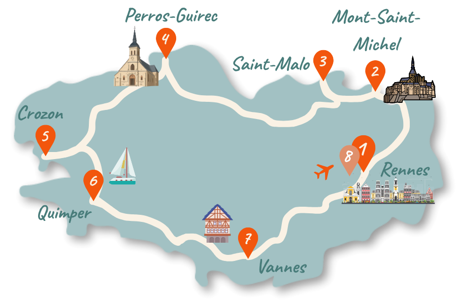 Bretagne Rundreise 7 Tage