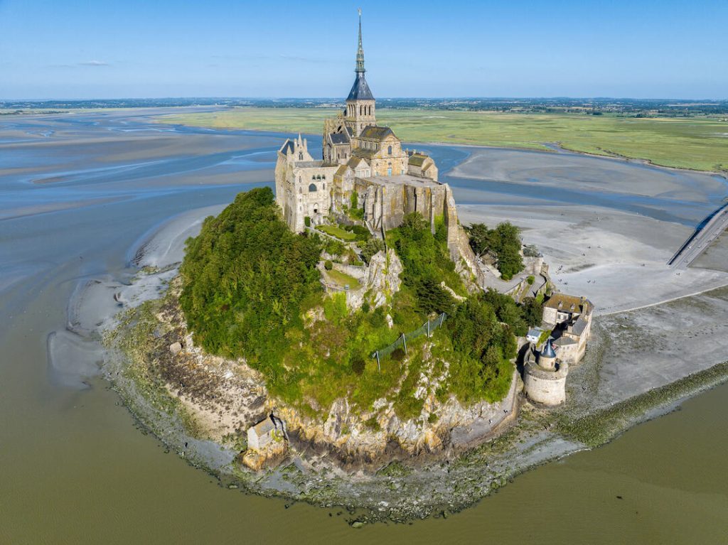 frankreich bretagne le mont saint michel aus der luft Frankreich_Bretagne_Le Mont Saint Michel aus der Luft