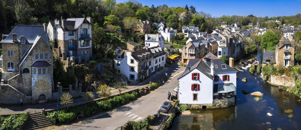 frankreich bretagne luftaufnahme von pont aven Frankreich_Bretagne_Luftaufnahme von Pont Aven